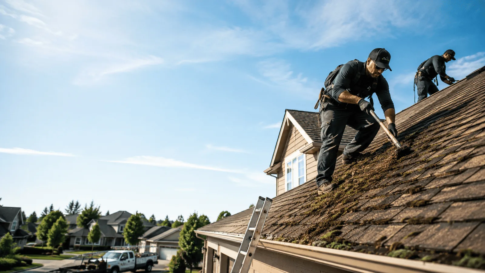 Roof Moss Removal in Home, KS near me